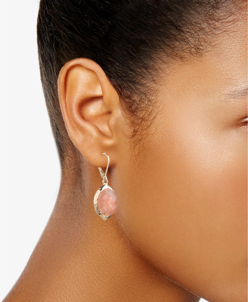 Anne Klein Gold-Tone Stone Drop Earrings New
